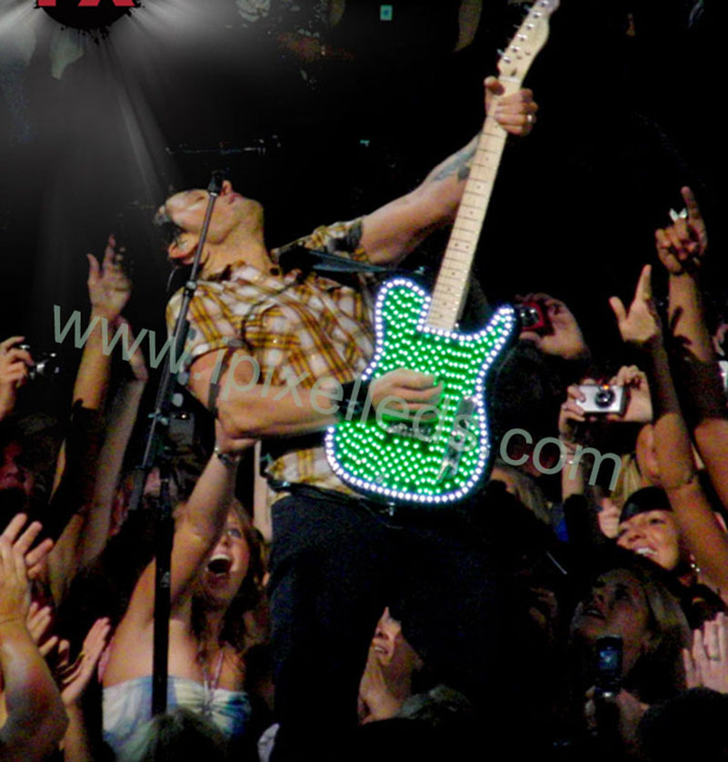 Wonderful LED guitar with RGB LED